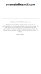 Mobile Screenshot of onemainfinancil.com