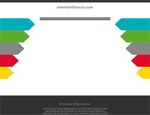 Tablet Screenshot of onemainfinancil.com